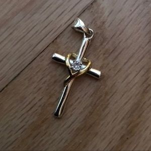 Serling silver cross pendant